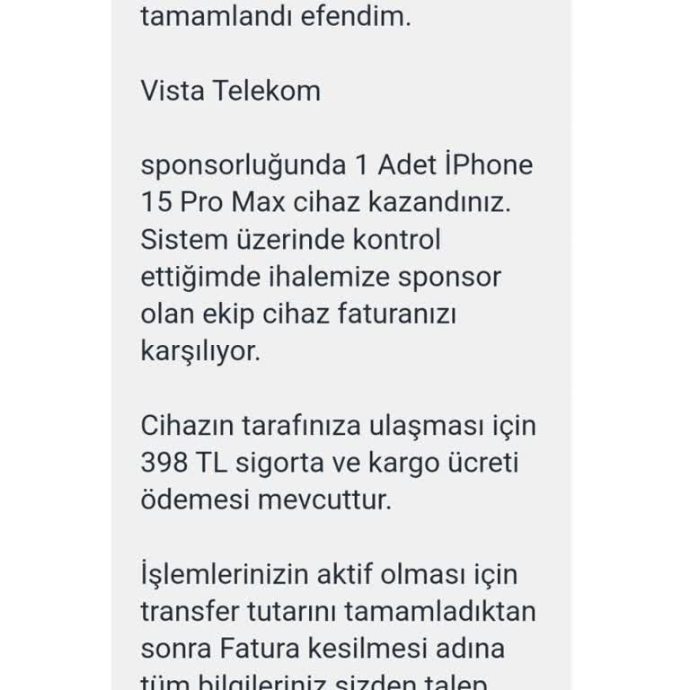 Kazandınız Mesajıyla Başlayan Beklenmedik Macera