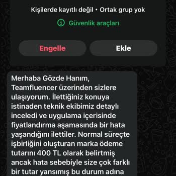 Yanlış Ücretlendirme Ve İade Sorunu
