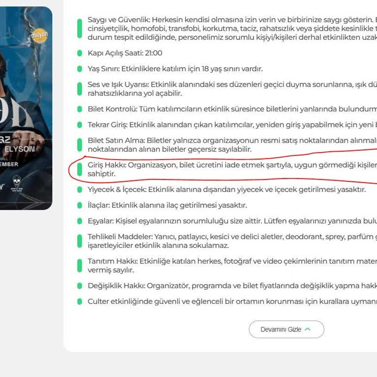 Konser Bileti Mağduriyeti Ve İade Sorunu