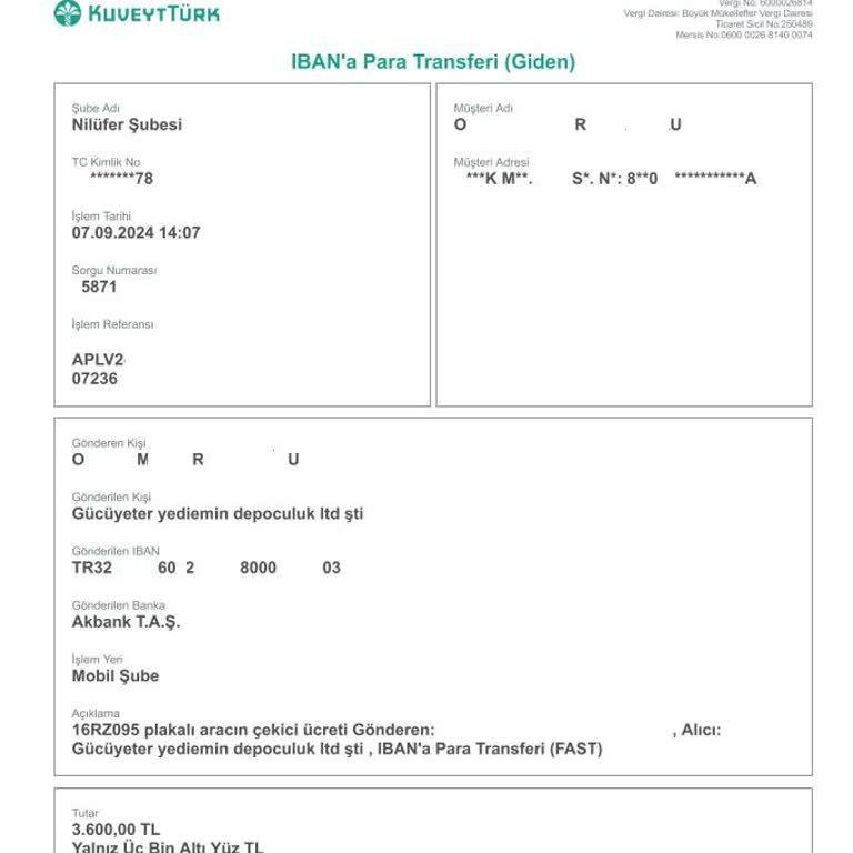 Türkiye Sigorta'nın Çekici Ücreti Ve Ödeme Süreci Sorunu