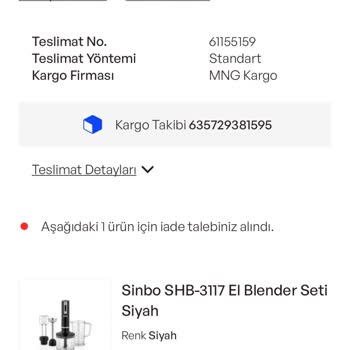 Yanlış Ürün Gönderimi Ve İade Sorunu