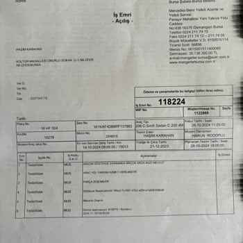 Sıfır Kilometre Mercedes C200 AMG İle Bitmeyen Sorunlar