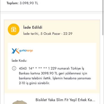 İade Sürecindeki Gecikme Ve Müşteri Hizmetleri Sorunu