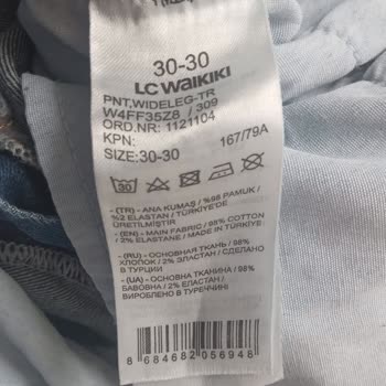 LCW Kot Pantolonun Hızla Deformasyonu