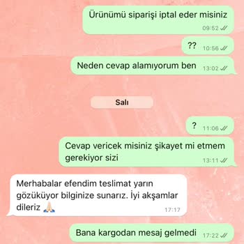 Yanlış Beden Ve Kargo Sorunu