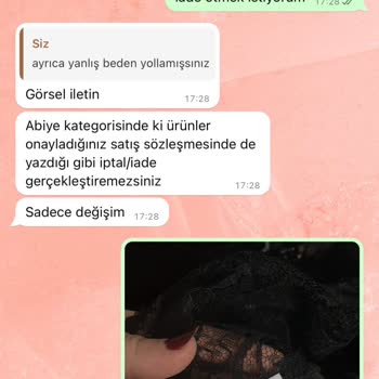Yanlış Beden Ve Kargo Sorunu