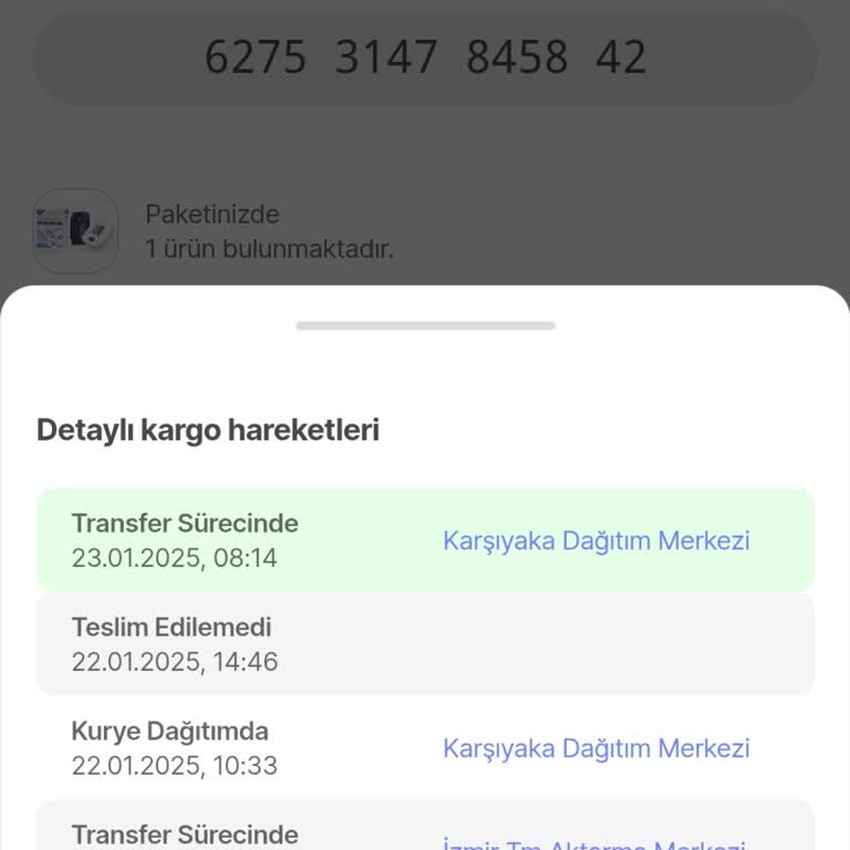 Adres Değişikliği Yapılamayan Kargo Teslimatı