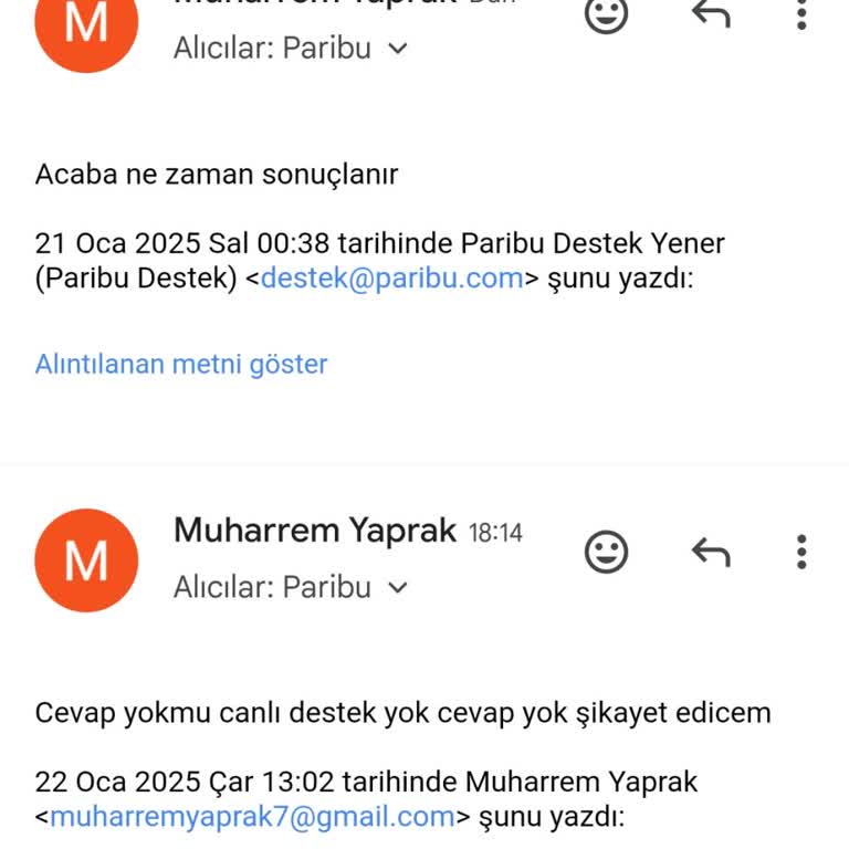Güncelleme Taleplerine Yanıt Alınamıyor