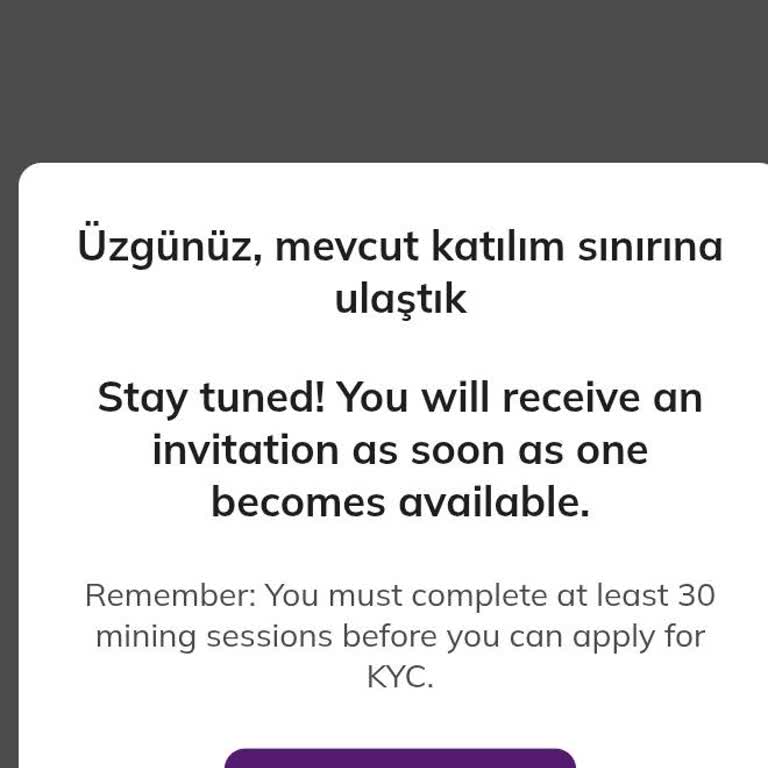 Pi Network KYC Sürecinde Katılımcı Sınırı Sorunu
