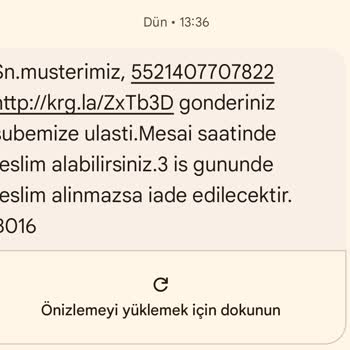 Akyazı Aras Kargo Şubesi'nin Yanıltıcı Teslimat Bildirimi Ve Müşteri Mağduriyeti