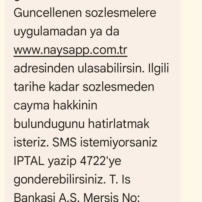 Beklenmedik Mesaj Ve Üyelik Sorunu