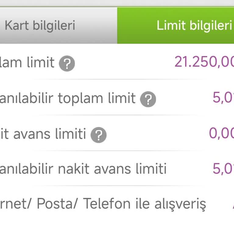 Kredi Kartı Limit Kısıtlaması Sorunu