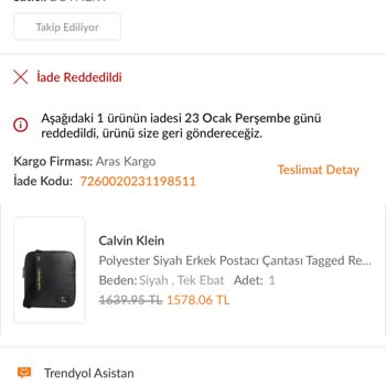 Yanlış Ürün Gönderimi Ve İade Sorunu