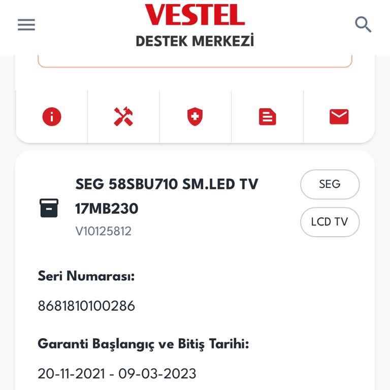 SEG Sürekli Sorunlu TV ve Yetersiz Müşteri Hizmeti