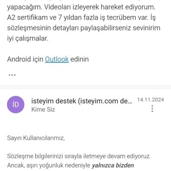 İşteyim.com Sahte İş Sözleşmesiyle Yarım Kalan Hayaller