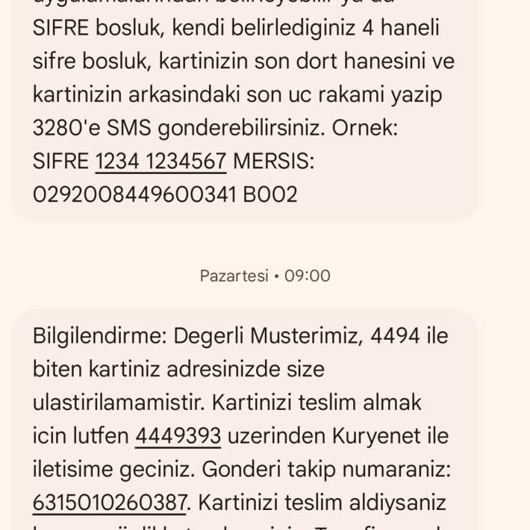 Kuryenet Kart Teslimatında Yaşanan Sorunlar