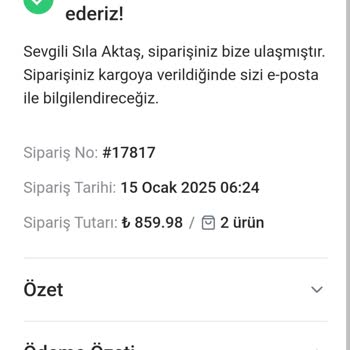 Kargo Çıkışı Yapılmayan Sipariş Ve İletişim Sorunu
