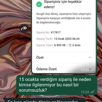 Kargo Çıkışı Yapılmayan Sipariş Ve İletişim Sorunu