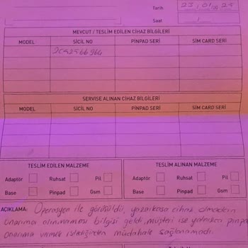 Ingenico Pinpad Arızası Ve Müşteri Hizmetleri Sorunu