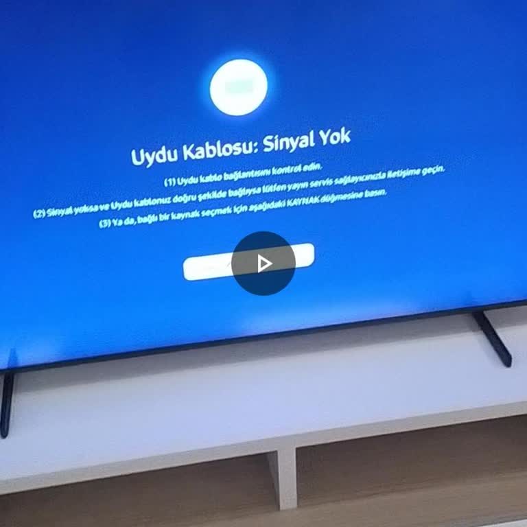Samsung Smart TV'nin Sürekli Sinyal Sorunu