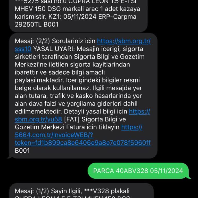 Sigorta İşlemleri Nedeniyle Mağduriyet