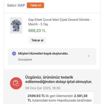 GAP Ürün İptalleri Ve Stok Sorunları Müşteri Memnuniyetsizliği Yaratıyor