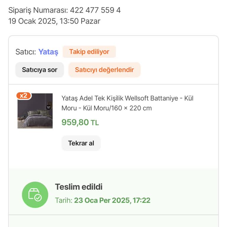 Yanlış Teslimat Bildirimi Ve Beklenen Kargo