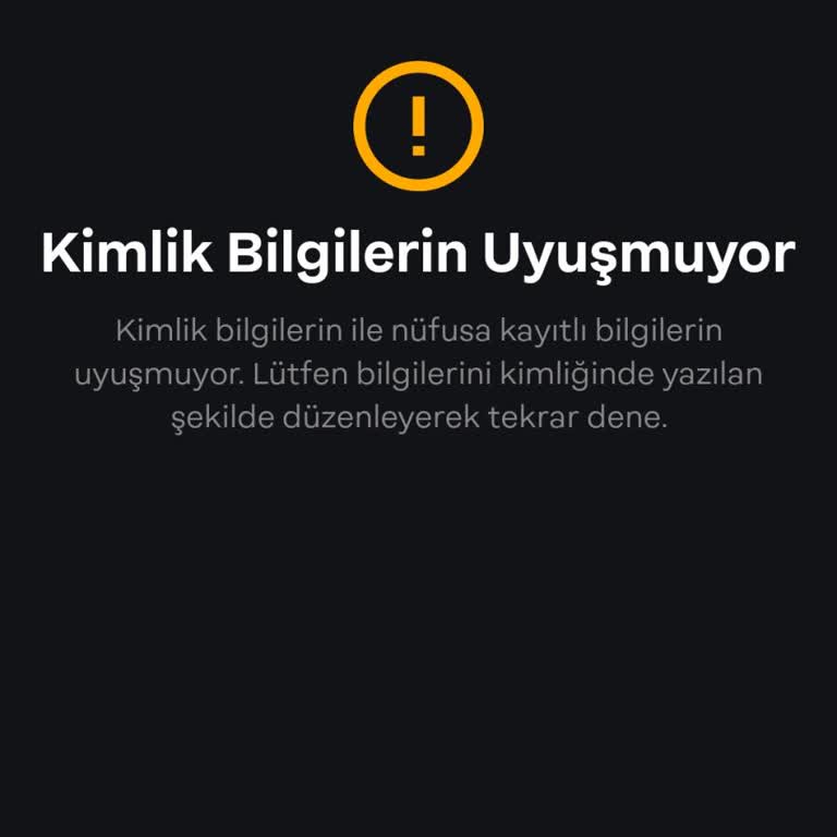 Papara Doğru Kimlik Bilgilerine Rağmen Hesap Doğrulama Sorunu