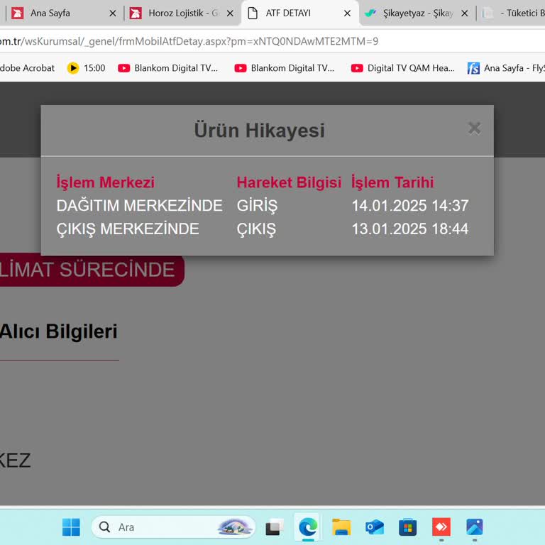 Teslim Edilmeyen Klima Ve Kötü Müşteri Hizmetleri