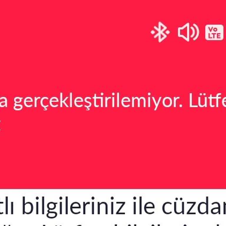 Pazarama Uygulaması Cüzdan Hatası Ve Yetersiz Destek