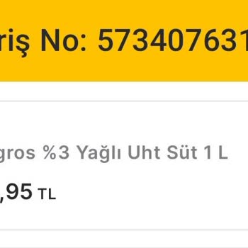 Migros Hemen'den Aldığım Ürünlerde Kalite Sorunu: Avokado Ve Süt Şikayeti