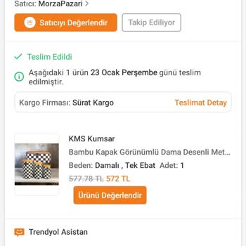 Teslim Edilmeyen Ürün Ve Yanıltıcı Mesaj Sorunu