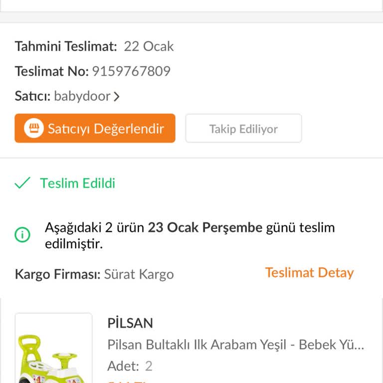 Eksik Teslimat Ve Ürün Yetersizliği Mağduriyeti