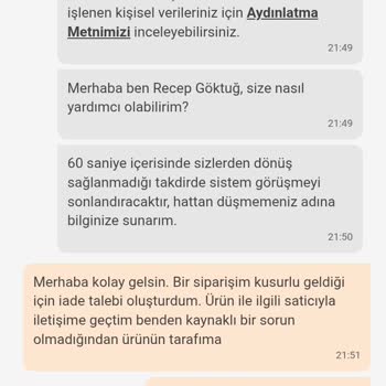 Kırık Ürün Ve Çözüm Sunmayan Müşteri Hizmetleri