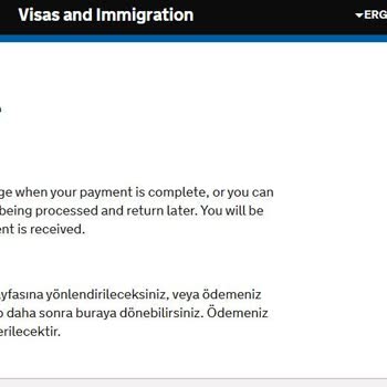 Vize Başvuru Sisteminde Ödeme Sorunu