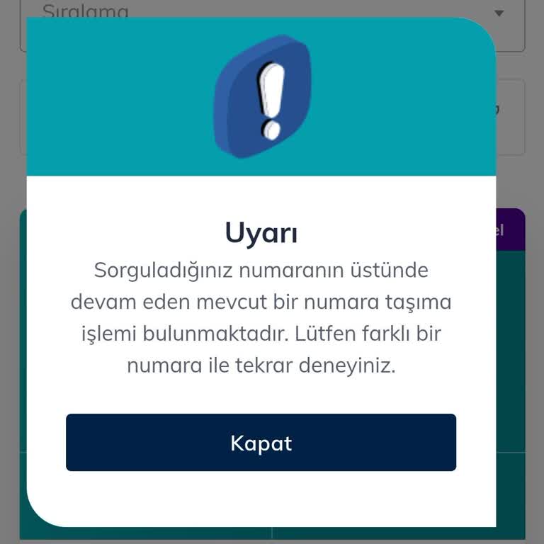 Numara Taşıma Sürecinde Çıkmaz Sokak