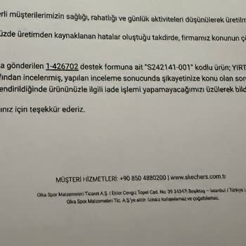 Skechers T-shirt'te Beklenmedik Hata Ve Mağaza İlgisizliği