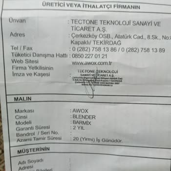 Blender Hayal Kırıklığı: İlk Kullanımda Arıza