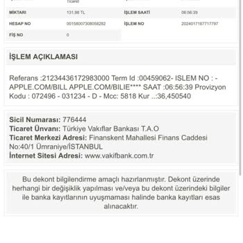 Apple Hesabımdan Bilgim Dışında Yapılan Para Çekimleri