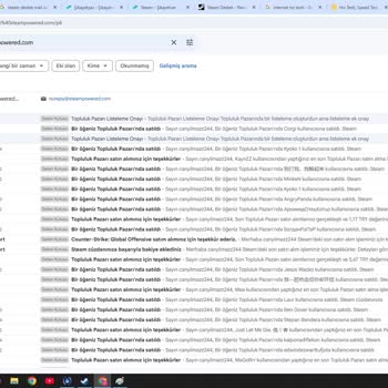 Çalınan Steam Hesabı Ve Erişim Sorunları