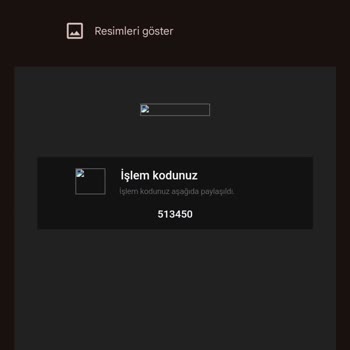 Bilinmeyen İşlem Kodu Hakkında Bilgilendirme Talebi