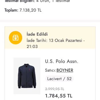 Eksik Ürün İadesi Ve İletişim Sorunları