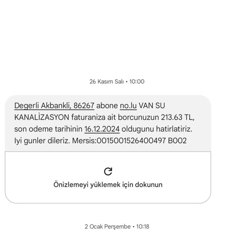 Yanlış Fatura Bilgilendirmesi: Akbank Müşterisi Olmayan Kişiye Gönderilen Bildirimler