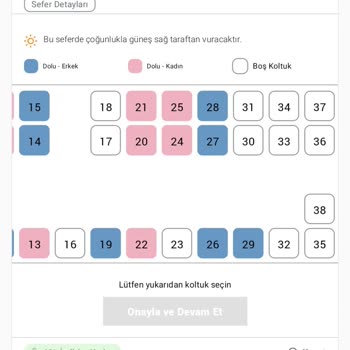 Otobüs Koltuk Düzeni Mağduriyeti