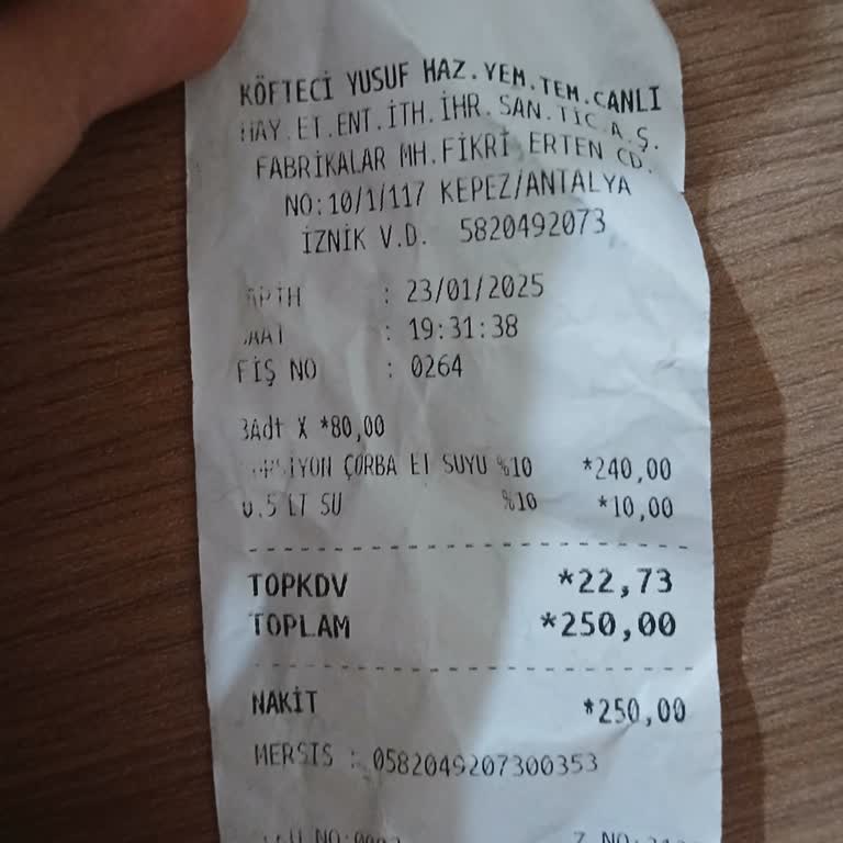 Köfteci Yusuf'ta Hizmet Ve Kalite Sorunu