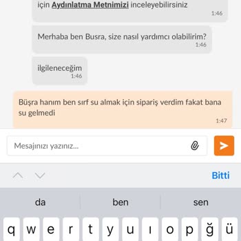 Trendyol Market'te Su Siparişi Kabusu Ve Müşteri Hizmetleri Hayal Kırıklığı