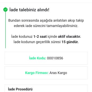 Yanlış Beden Ve Geciken İade Süreci