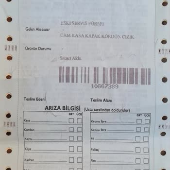 Armani Saatimin Servis Sürecinde Yaşadığım Sorunlar Ve Çözüm Taleplerim