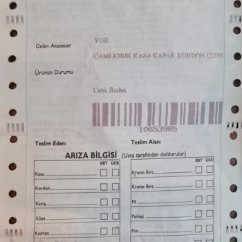 Armani Saatimin Servis Sürecinde Yaşadığım Sorunlar Ve Çözüm Taleplerim