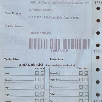 Armani Saatimin Servis Sürecinde Yaşadığım Sorunlar Ve Çözüm Taleplerim